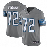 Nike Men & Women & Youth Lions 72 Frank Ragnow Gray Color Rush Limited Jersey,baseball caps,new era cap wholesale,wholesale hats